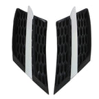 Set of 2 Front Grille Assemblies for Toyota RAV4 (2013-2015) Matte Black