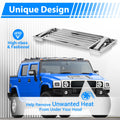 Chrome Hood Deck Vent Panel Grille for Hummer H2 (2003–2009)