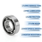 Deep Groove Ball Bearing 20x42x12mm for Scooter Skateboard (6004)