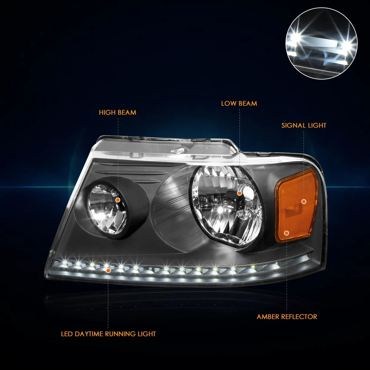 Full LED 3rd Tail Brake Light for Dodge Journey (2010–2016)