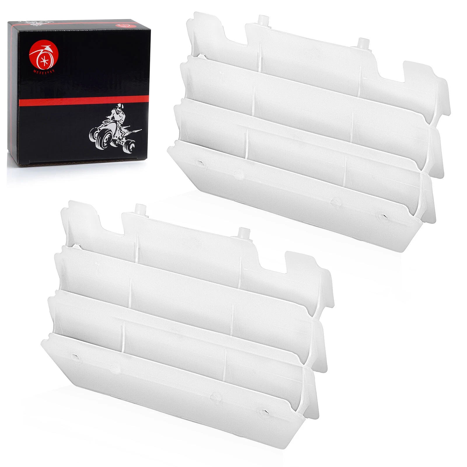 Radiator Guard Shield Louver Vent for Kawasaki KX125 KX250 (1997–2005)