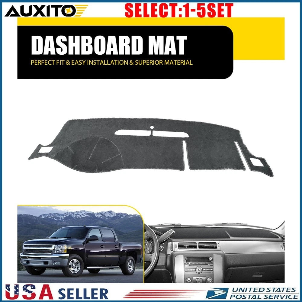 Dashboard Cover for Chevrolet Silverado/Suburban/Tahoe (2007–2013) Gray