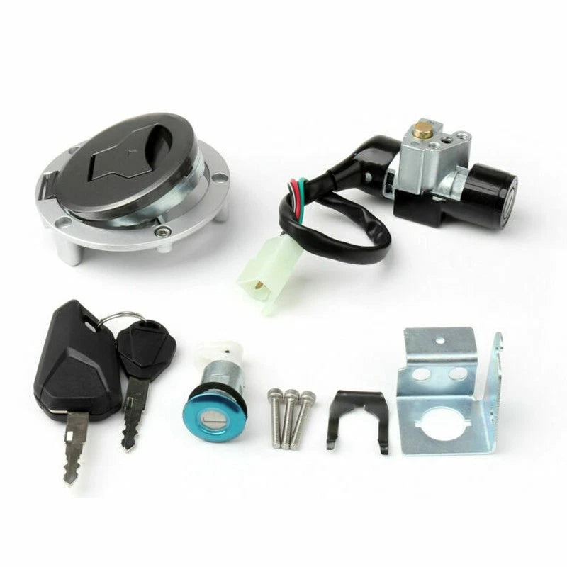 Fuel Gas Cap Ignition Switch Seat Lock with 2x Keys for Honda Grom125 (2014–2023)
