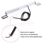 2X White 30 SMD LED Lamps for Car License Plate Lights (Universal)