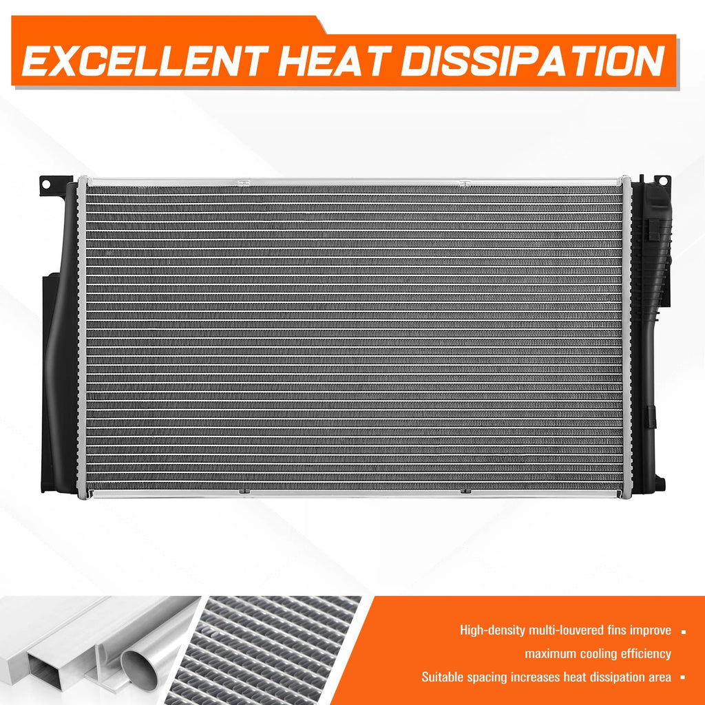 Aluminum Core Cooling Radiator for BMW 328D 2.0L (2014–2018) DPI-13571