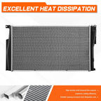 Aluminum Core Cooling Radiator for BMW 328D 2.0L (2014–2018) DPI-13571
