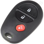 Set of 4 Remote Key Fob + Ignition Key for Toyota Sequoia (2008–2012)