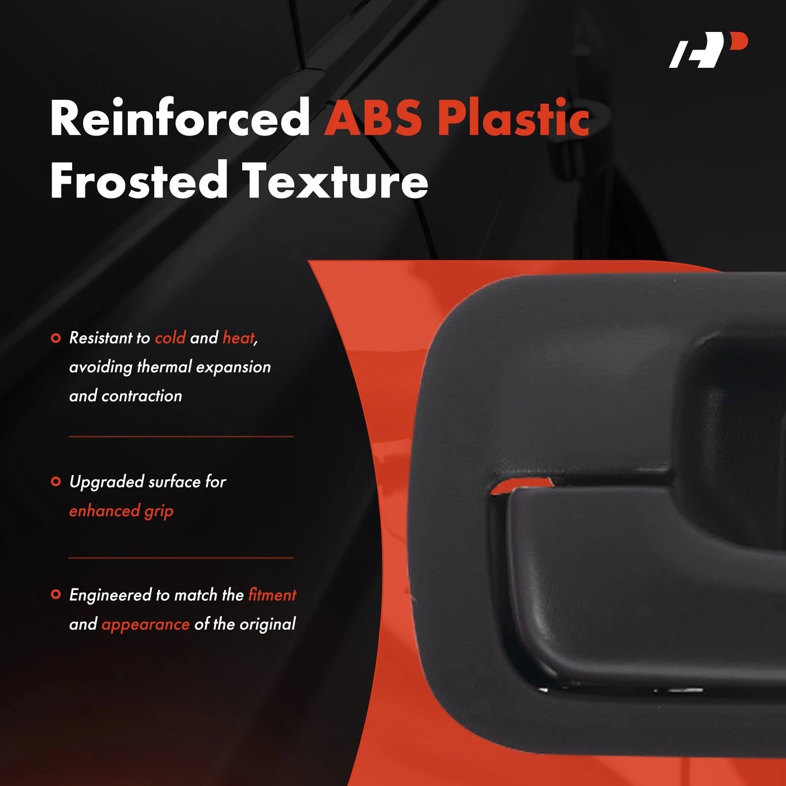 Front Left Plastic Interior Door Handle for Honda Civic (2003-2004)