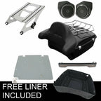 Trunk Backrest Rack Tail Light for Harley Touring (2014–2023)