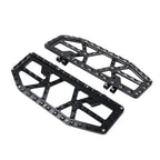 Black Rider Driver Floorboards Foot Pegs for Harley Electra Glide