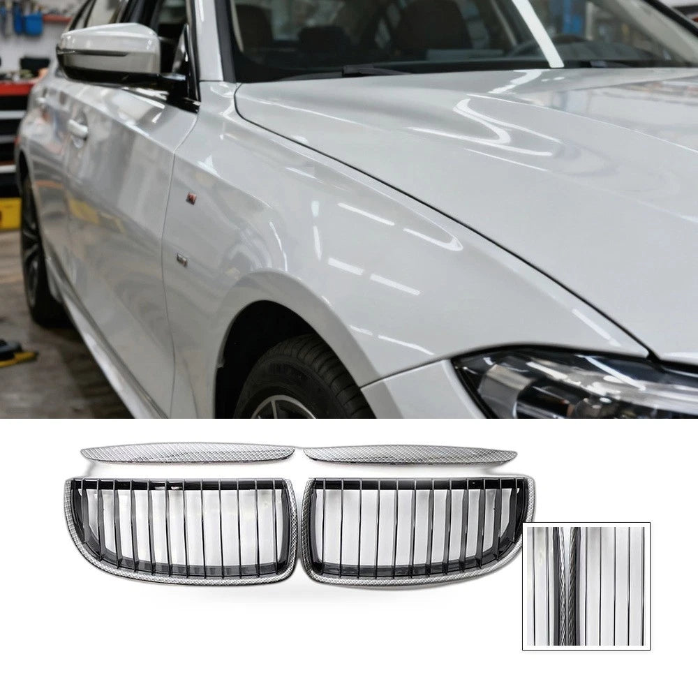 Front Grille for BMW 3 Series E90 E91 (2006–2008) Gloss Black Carbon GZ.A
