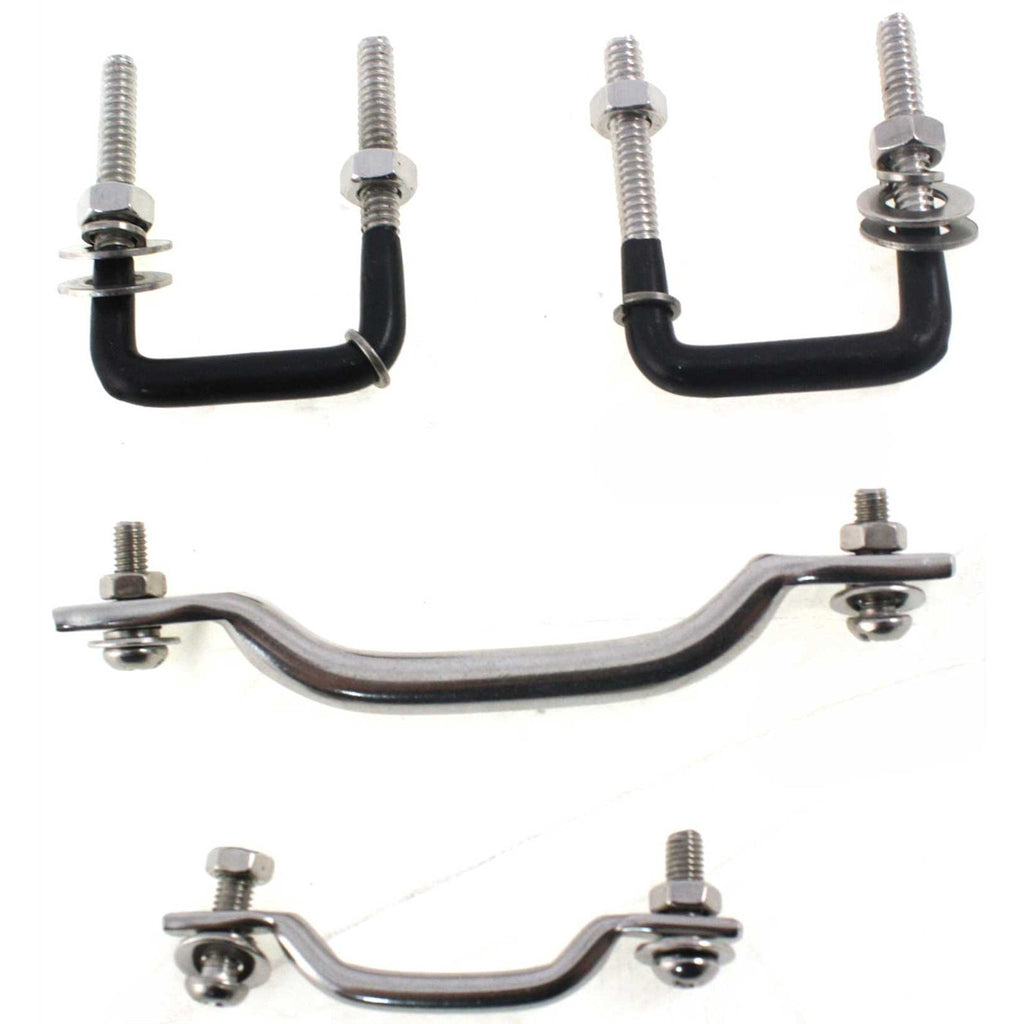 Windshield Hood Tie Down Kit for Jeep Wrangler CJ5 CJ6 CJ7 YJ (1959–1995)