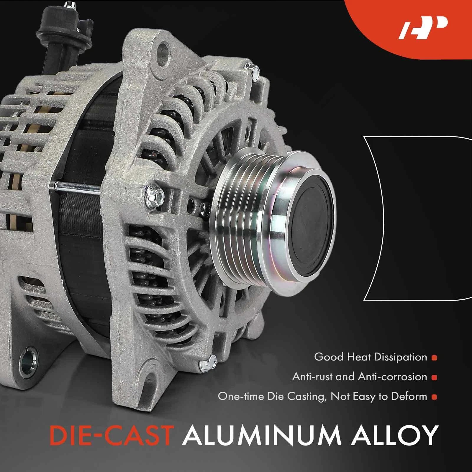 Alternator for Ford Edge (2015–2023) 2.7L 175A 6-Groove