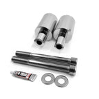 Chrome Spike Billet Aluminum Frame Slider Protector for Honda CBR600RR (2003–2006)