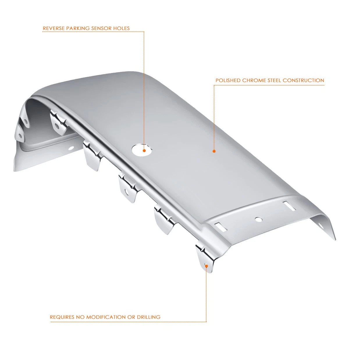 Right Rear Bumper End Cap for Silverado/Sierra Fleetside (2007–2014)
