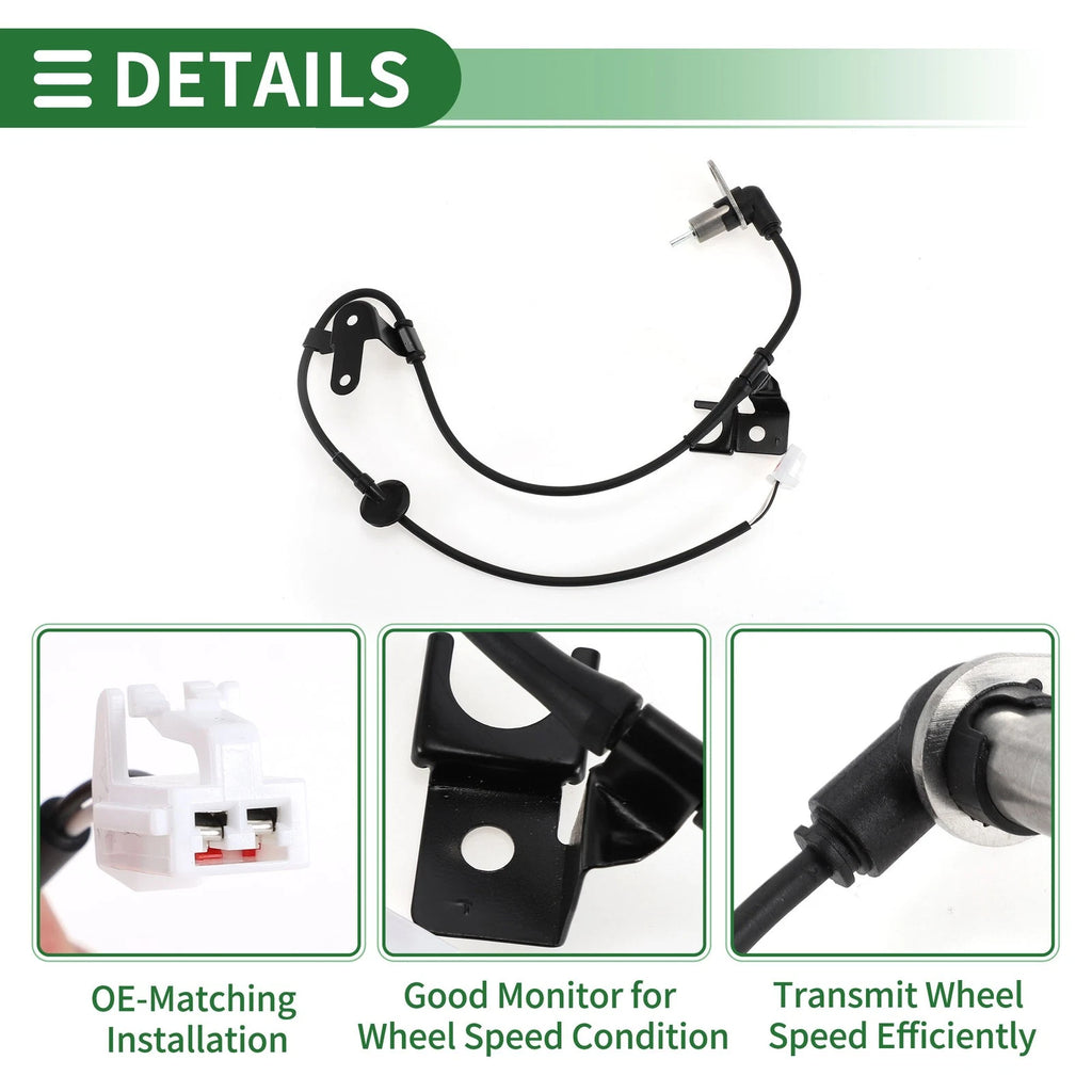 ABS Wheel Speed Sensor for Mazda 323 S (1998–2004) No.B25D4372YB