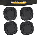 Set of 4 Matte Black Rim Caps for Polaris Ranger Crew SP 570 (2022–2025) 1524066-458