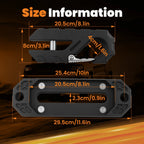Winch Mount Kit for Universal Vehicles (6061 Aluminum, 40cr Steel)