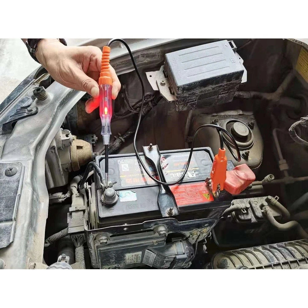 Car Battery and Wiring Tester Pen for DIY and Professional Mechanics (6-24V)