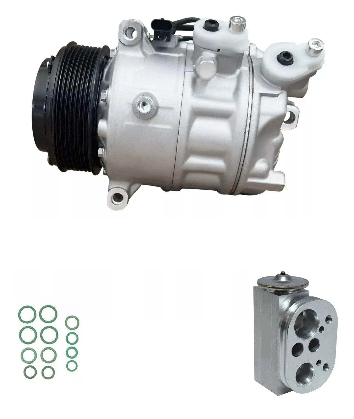 AC Compressor Kit Replacement for BMW 520i 2.0L V8 Turbo (2018-2018)