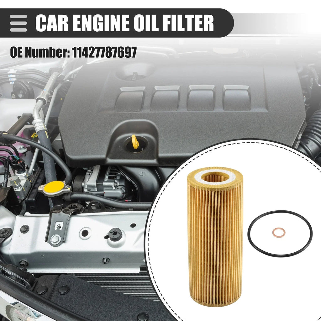Engine Oil Filter with Gasket Set for BMW E46 (1998 - 2006)