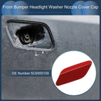 Front Left Washer Nozzle Cover Cap for Volkswagen Jetta A6 (2011–2014) Red