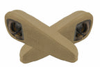Fleece Seat Armrest Cover Protector for Chevrolet Astro (1995–2005) Beige