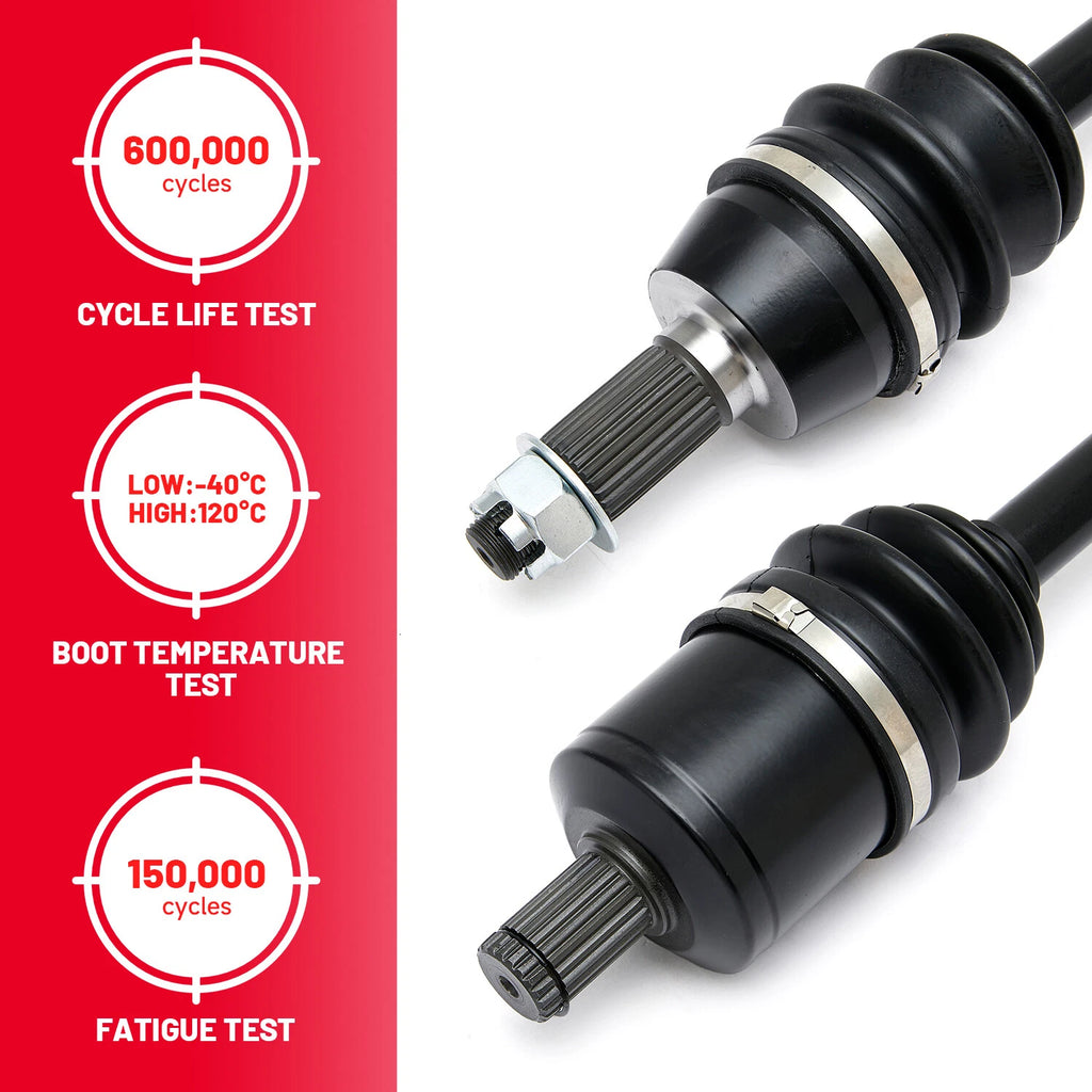 Front Left & Right CV Joint Axle for Polaris Ranger 1000 XP/Crew (2017–2020)
