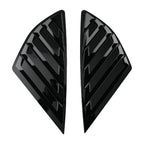 ABS Black Side Window Louvers for Ford Fusion Mondeo (2013–2020)