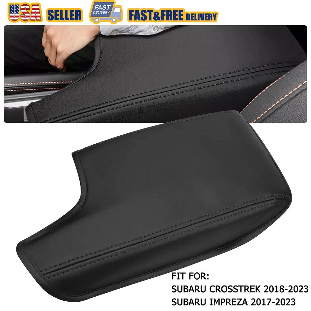 Center Console Lid Armrest Cover for Subaru Crosstrek Impreza (2017–2023)