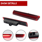 2X Red Lens LED Rear Side Marker Lights for Acura TL (2004–2008)