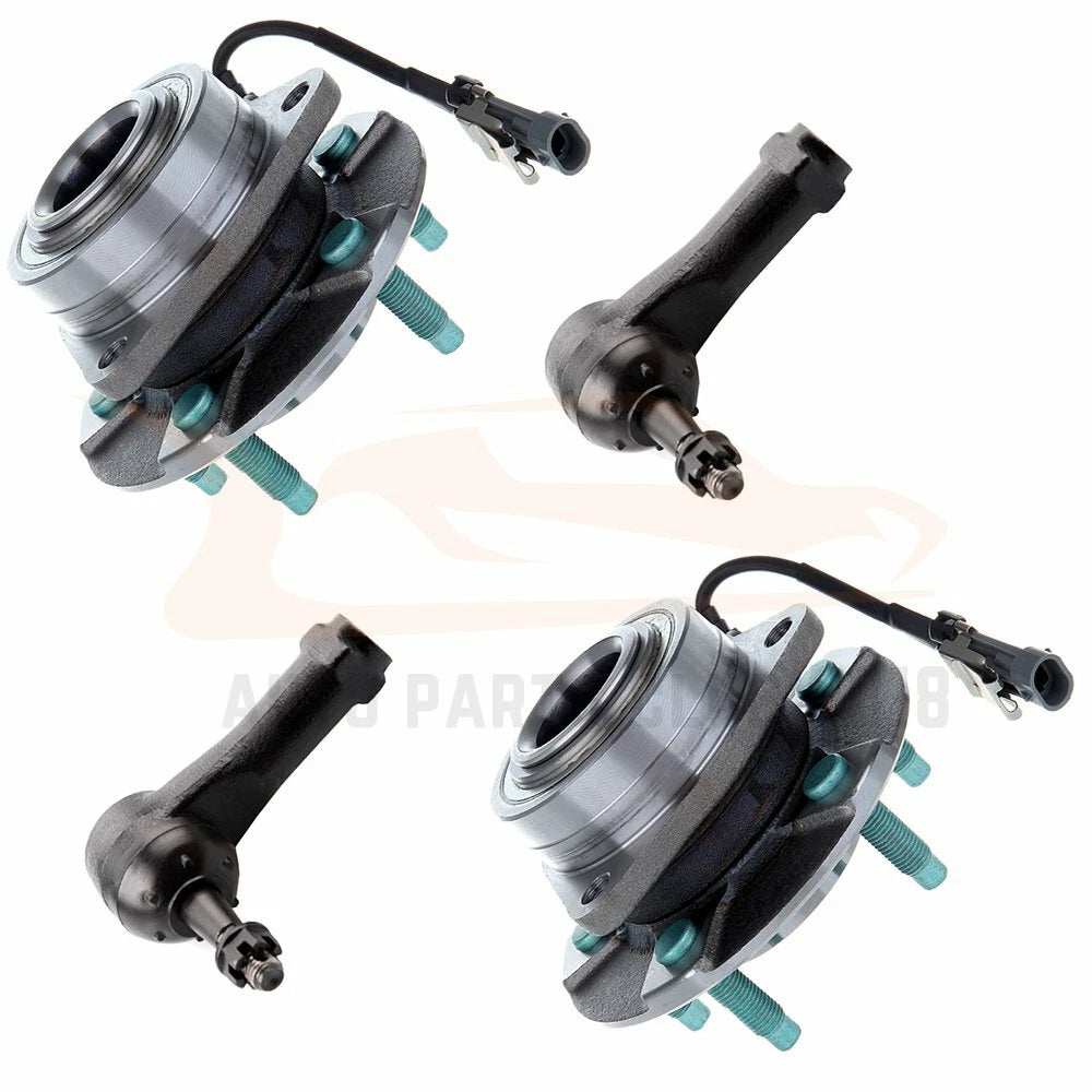 Set of 4 Wheel Bearings & Hubs for Saturn Vue Pontiac Torrent Chevy Equinox (2002–2009)
