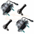 Set of 4 Wheel Bearings & Hubs for Saturn Vue Pontiac Torrent Chevy Equinox (2002–2009)