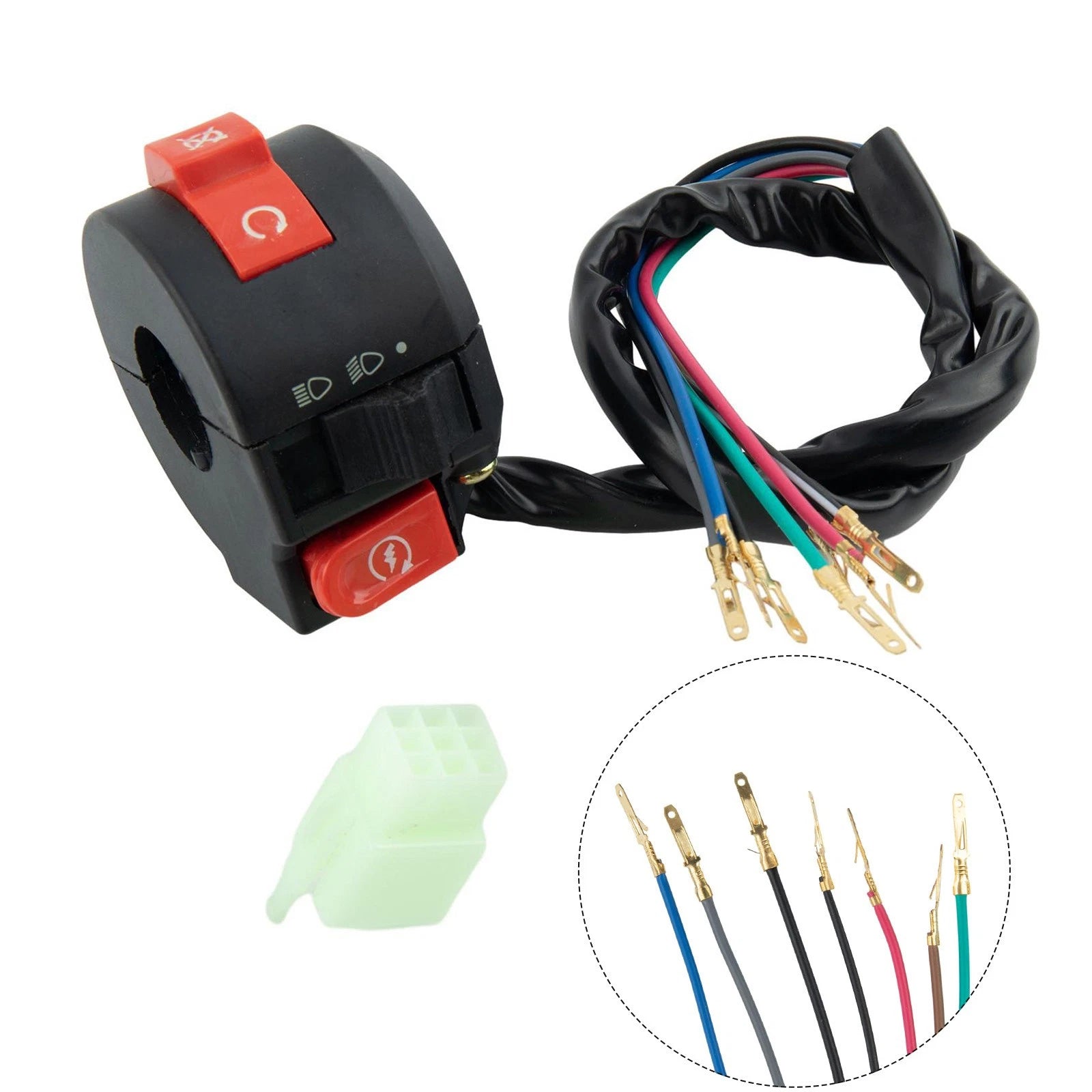 7 Wire Kill Starter Light Switch for ATV Quad (Universal Fit)