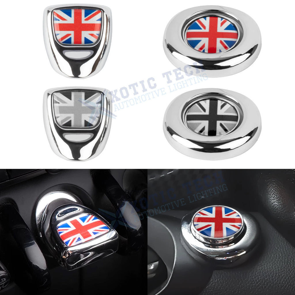 Ignition Switch Protection Button Cap Sticker for Mini Cooper (R56–R57)