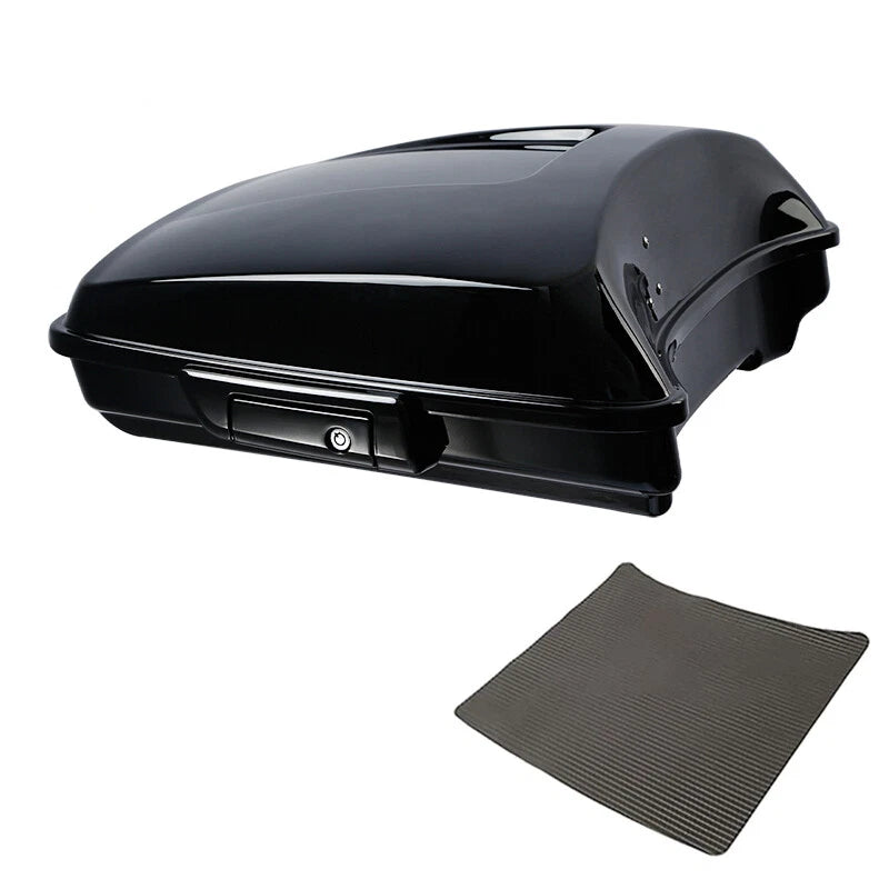 Black Razor Trunk for Harley Touring CVO Street Road Glide (2009–2013)