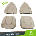 Set of 2 Leather Seat Covers for Ford F250 F350 (1999–2000) Tan