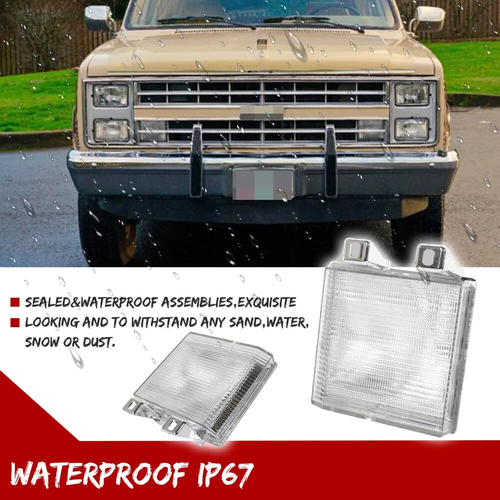 Clear Turn Signal Side Marker Lamp for Chevy GMC Pickup Truck