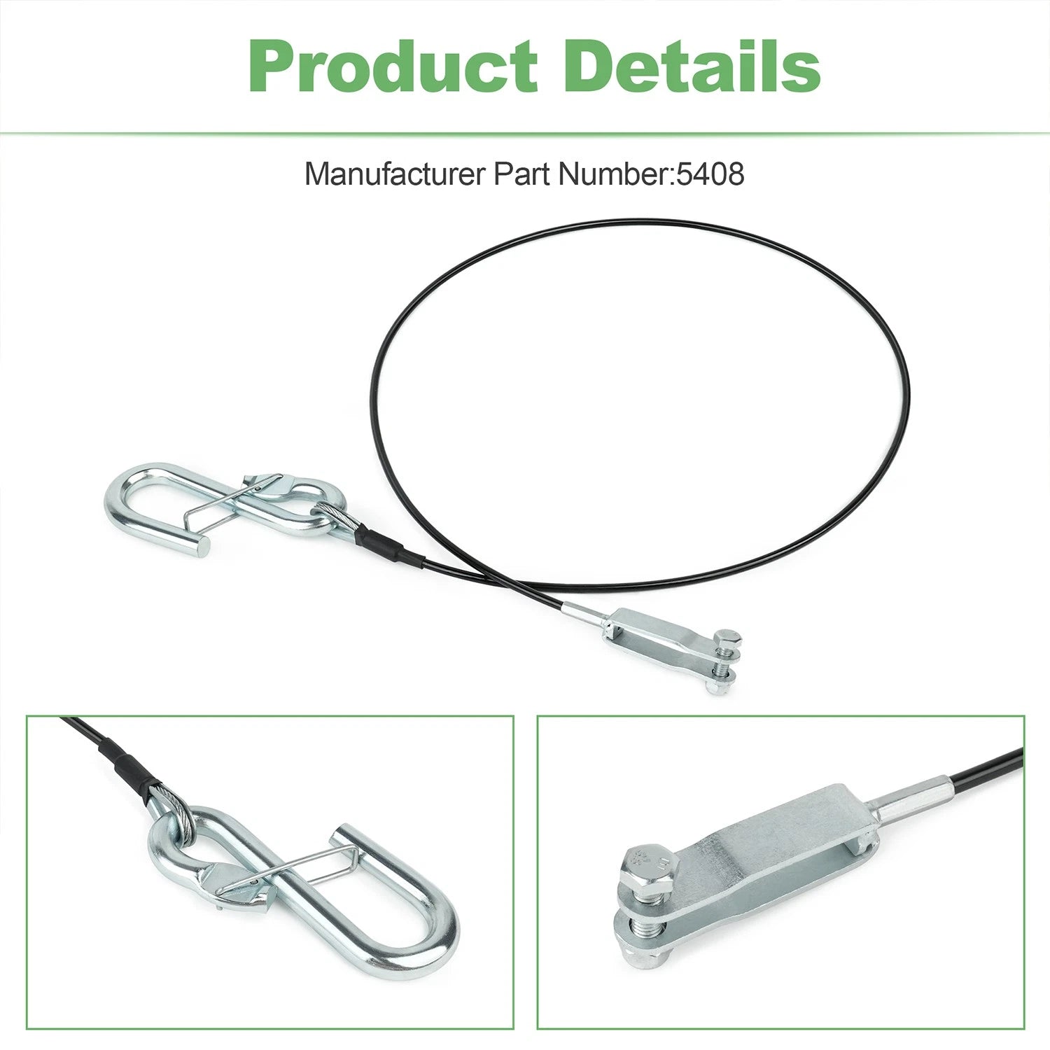 Hydraulic Surge Actuator Breakaway Cable for DA10 DA16 DA20 DA91