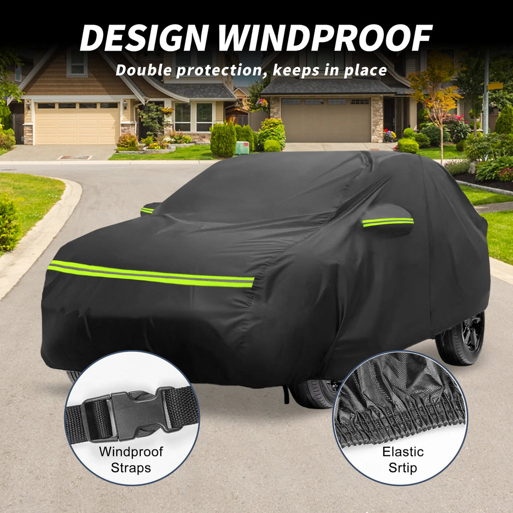 Waterproof 243D-PU Car Cover for Volkswagen T-Cross (2018–2024)