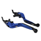 CNC Blue Extendable Brake Clutch Levers for Kawasaki Z1000 ZX9R ZX6R (2003-2023)