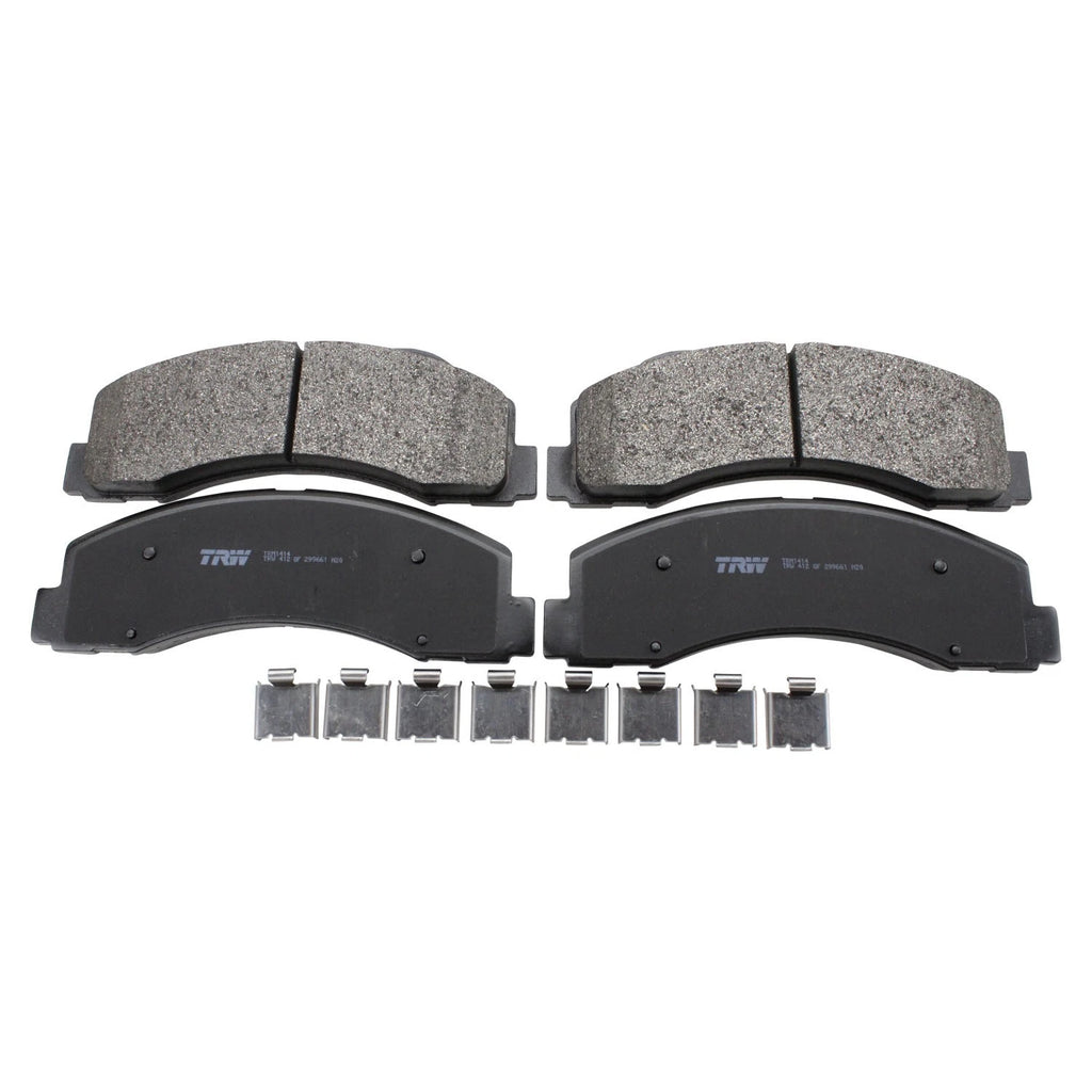 Front Rotors & TRW Pro Semi-Metallic Pad Kit for Ford Expedition F-150 Navigator (1997–2023)