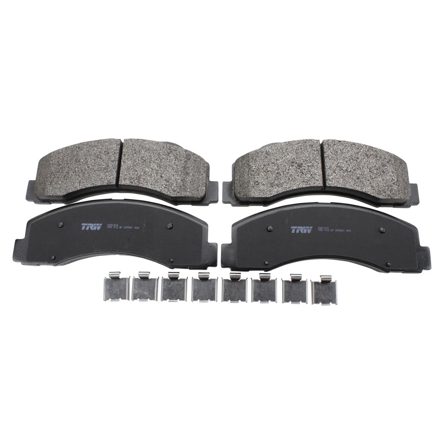 Front Rotors & TRW Pro Semi-Metallic Pad Kit for Ford Expedition F-150 Navigator (1997–2023)