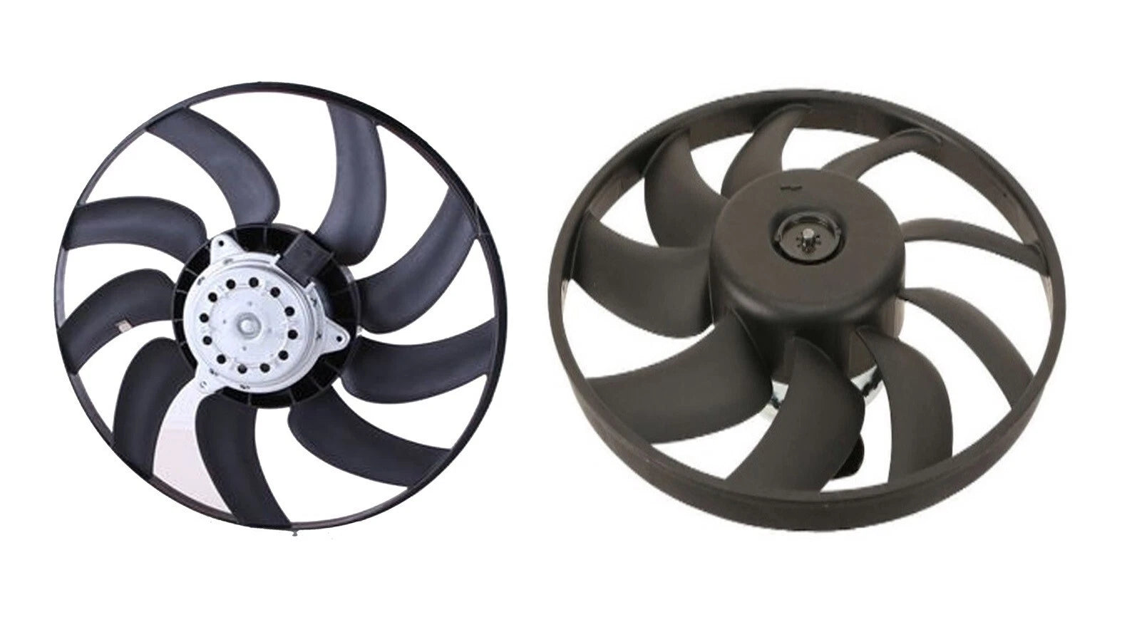 Set of 2 Engine Cooling Fans for Audi A4 A5 Quattro allroad