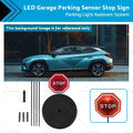 LED Garage Parking Sensor Stop Sign System for Universal 12V