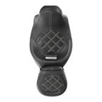 2X Driver & Passenger Seats for Harley Touring Street Glide (2009–2023) Black