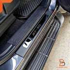 Black Chrome Door Sill Scuff Plates for Mazda BT-50 Ute (2012-2019)