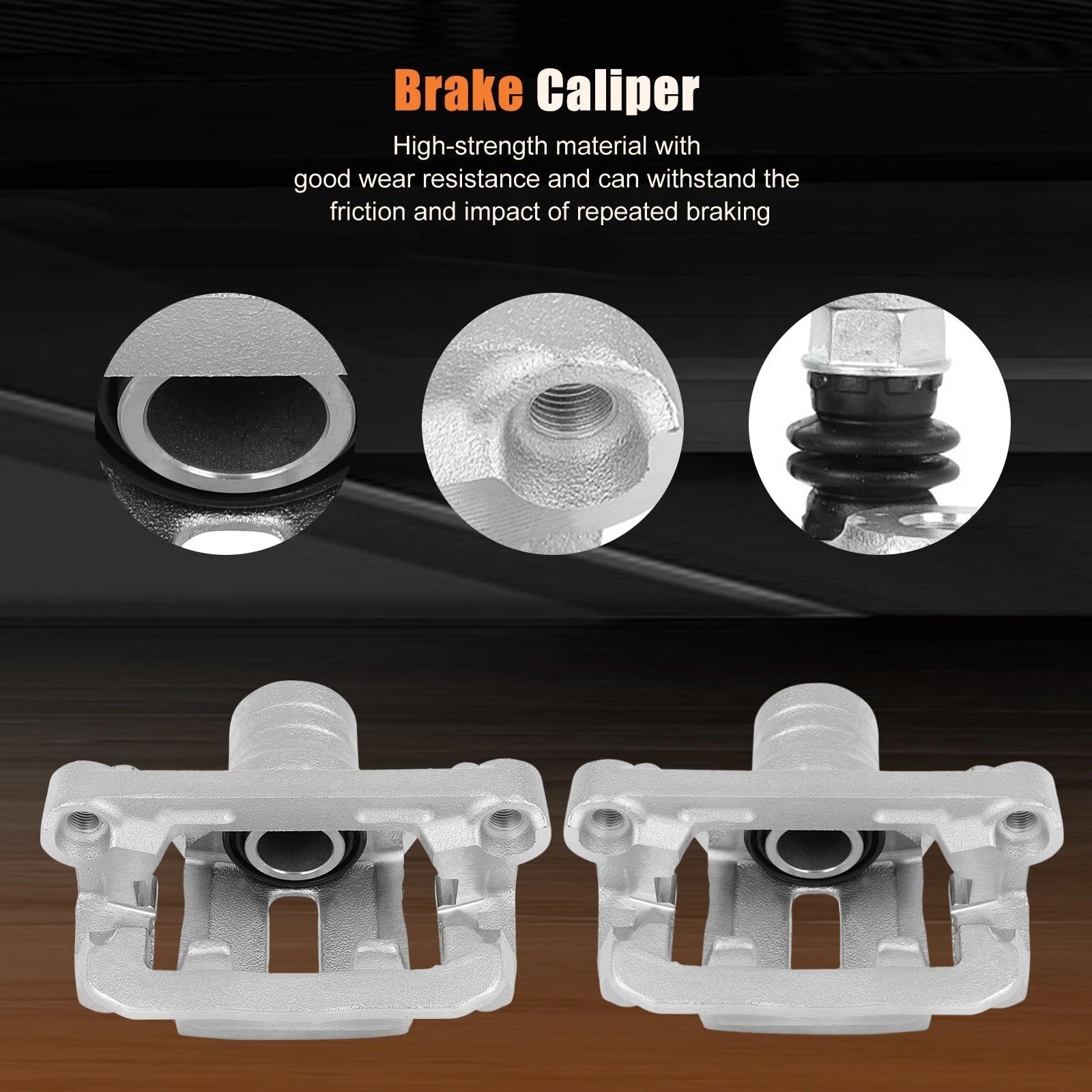 Brake Calipers with Bracket Kits for Nissan Xterra (2005-2015)