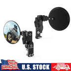 Pair 180° Adjustable Rear-View Mirrors for Honda XR250R XR400R XR650L XR650R