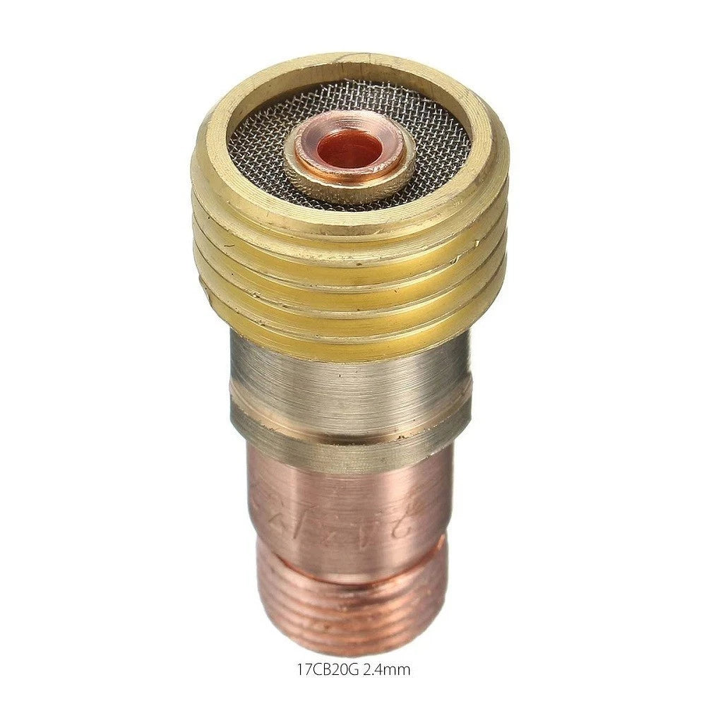 Brass Collets Body Gas Lens Connector for Tig WP-17/18/26 (1PC)